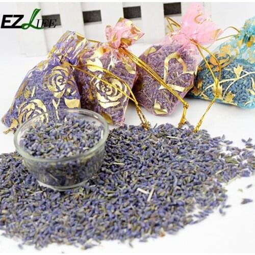 Wardrobe Perfuming And Deodorizing Dried Petals Aromatherapy Sachets Pure Natural Lavender Dried Flower Sachets Random Colors