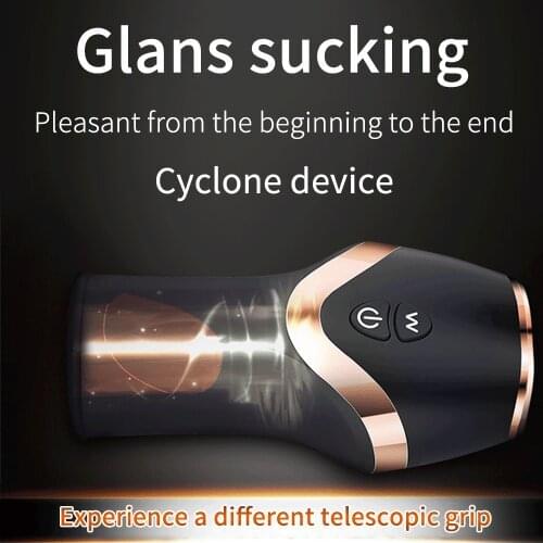 Thrusting Automatic Masturbator 12 Speed Vibration Modes With Multiple Modes USB Chargeable Sex Toys For Man
