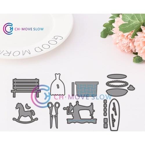 CH Small Daily necessities Metal cutting dies stencils Greeting Card Decoration DIY Scrapbooking Scrapbook Paper Photo Album