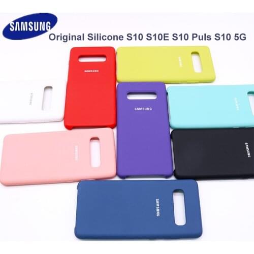 Samsung galaxy S10 5G Case Original Silicone Soft Cover Samsung Galaxy S10 5G S10 Plus S10 phone case Protection Cover
