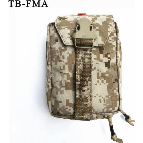 FMA New Outdoor First Medical Aid Kit Pouch Tactical Molle Black for Outdoors Hunting & Airsoft Medical Pouches Free Shipping