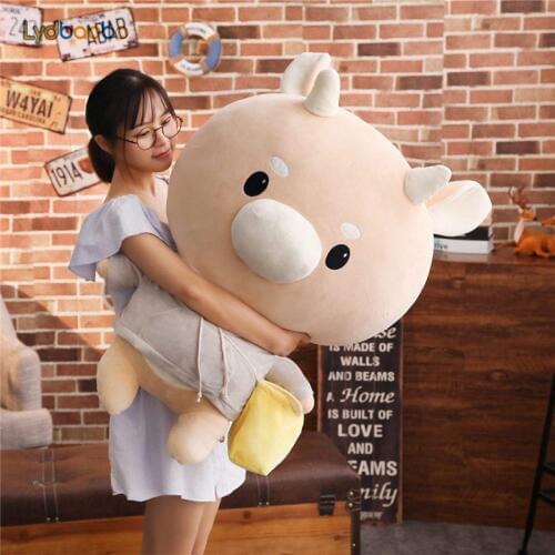 1pc Giant TV Lovely Whats Wrong With Secretary Kim Hard Caw Pet Doll Plush Korean Drama Cow Stuffed Child Kid Toy Birthday Gift