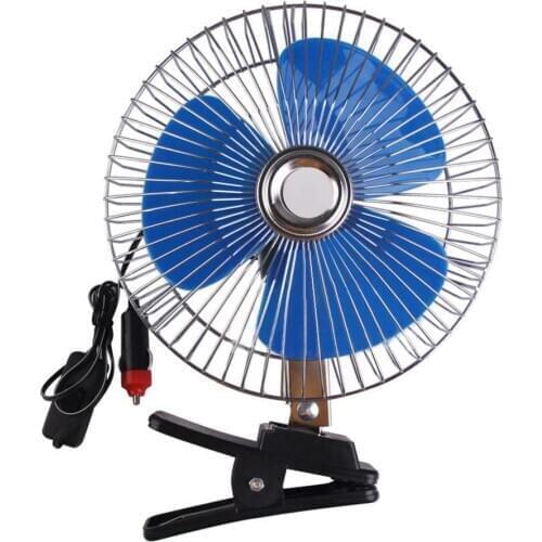Mini Ocillating Cooling Clip Air Fan Portable for Truck Car Vehicle-12V