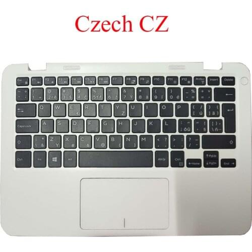 Laptop Palmrest CZ Keyboard For DELL For Inspiron 11 3162 3164 0M61J3 M61J3 0RV8J2 RV8J2 460.0760N.0001 Czech with Touchpad new