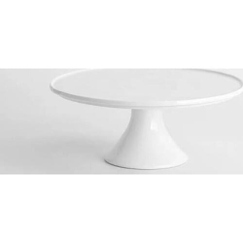 2Pcs Dish Cake Dessert Dish Ceramic For Party Family Or Cake Shop Pottery And Porcelain