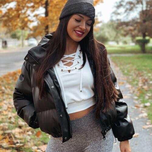 Женские кожаные пуховики Siddons China At AliExpress