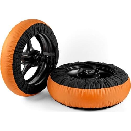 Racing Universal Motorcycle Tyre Warmer Tire Warmer New color 120 Front 200 Rear heat 120/200 120/190 Orange and black