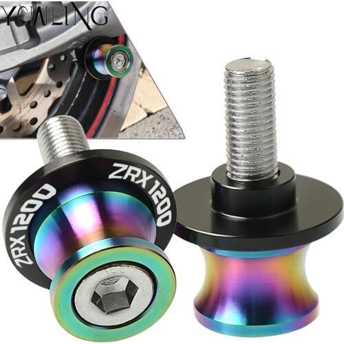 Swingarm Stand Screws Motorcycle Swing Arm Spools Sliders FOR Kawasaki ZRX1200 ZRX 1200 1999 2000 2001 2002 2003 2004 2005 2006