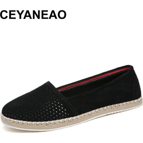 CEYANEAODesigner Womens Flat Shoes Ladies Loafers Slip On Shoes for Woman 2021 Spring Summer ballet oxford korean Shoes Female
