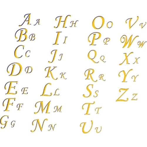 1 Set Epoxy Resin Mold Filler 26 Letters UV Filling Stickers DIY Crafts Making Filler Decal DIY Art Crafts Decorations