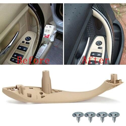 1pc Car Interior Door Handle Pull Grab Panel Decoration Trim for BMW F30 F31 F32 F33 F35 M3 F80 Inner Door Handle Accessories