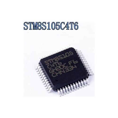 1pcs/lot STM8S105 STM8S105C4T6 LQFP-48