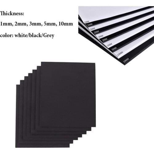 Thickness 1/2/3/5/10mm Eva Foam Sheets Sound-Absorbing Noise Spone Foam Craft Eva Sheets Handmade Model Making Material