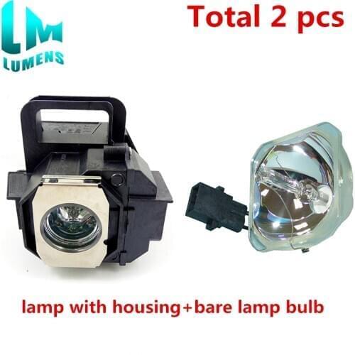 2 pcs for Elplp49 compatible bare bulb+lamp with housing for V13H010L49 for epson EH-TW3200 EH-TW3500 EH-TW3800 TW4000 TW4500