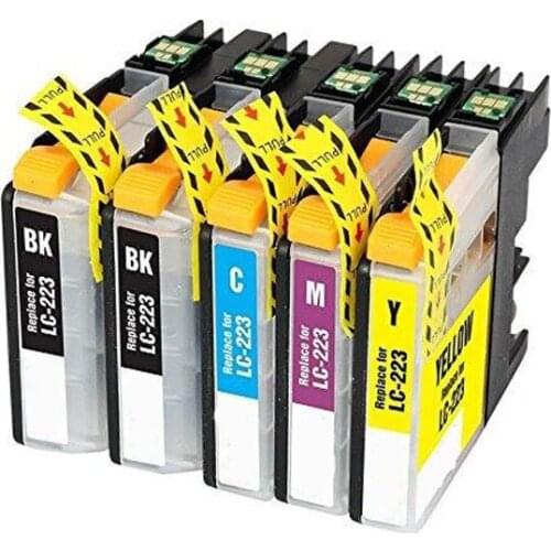 5PK LC223XL compatible Ink Cartridge for Brother J4120DW J5320DW J4625DW J4420DW J5625DW J480DW J562DW Printer