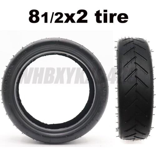 8 1/2x2 8.5 inch Tire Electric Scooter Rubber Tubeless Tire For Xiaomi M365 Durable Anti Explosion Designed Tubeless Tire