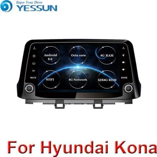 Android 9 DSP Octa Core 4G RAM For Hyundai Kona 2018 2019 Car GPS Navi Multimedia Player Stereo HD Touch Screen WIFI Bluetooth