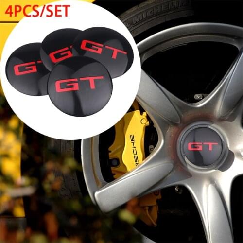 4pcs 56mm Car Accessories Car Wheel Hub Sticker Center Cap Emblem Sticker For GT Morris Garages ZS MG 6 MG 7 HS HECTOR