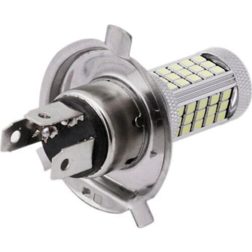 DC 12V H4 2835 63 LED 6000K Car Projector Fog Driving Light Bulb White New N84F