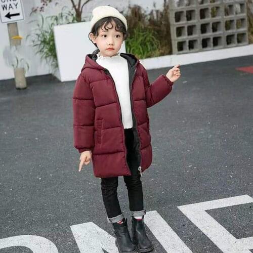 Age For 3-10 Years Children Boys Girls Winter Coat Jacket Fashion Hooded Parkas Outerwear Thick Warm Coats Children Clothing