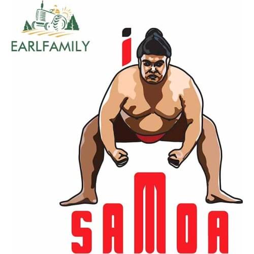 EARLFAMILY 13cm For Sumo Car Stickers Waterproof Fine Decal Vinyl Material Motorcycle Decals Personality Occlusion Scratch