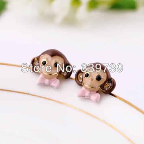 Bulk Price Naughty Epoxy Monkey Earring