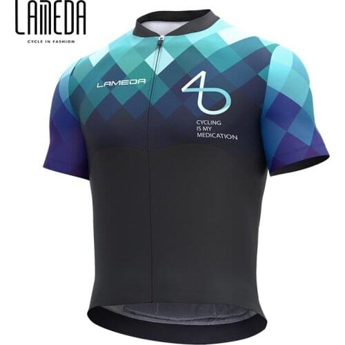 LAMEDA Plus size summer cycling jersey men short sleeve 4XL-6XL MTB bike shirts mountain bike road bike cycling clothes