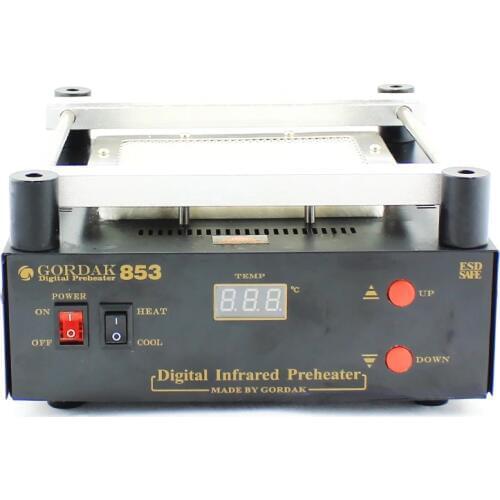 Best quality Gordak 853 IR preheater solder soldering station, lead free preheating for bga repair