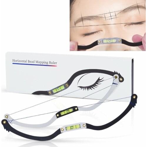 Microblading Permanent Makeup Bow Arrow Line Ruler Measuring Eyebrow Brow Mapping Rope Ruler For Tattoo Pre Ink PMU Accessories