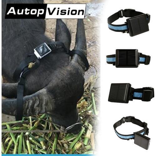 V26 Mini GPS Tracker Solar Power Charger Waterproof Pet GPS Tracker Location Locator Anti-lost for Farm Horse Sheep Cow Tracker