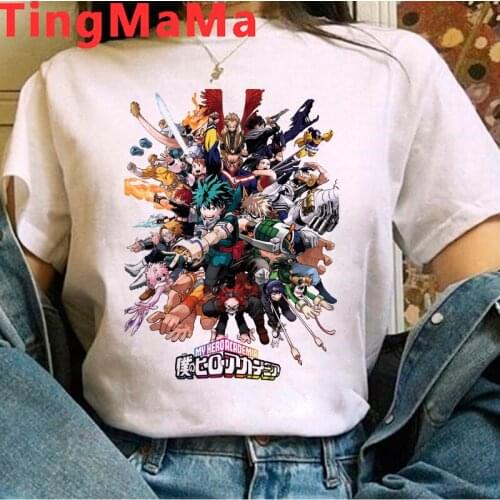 My Hero Academia Boku No Hero Academia Midoriya Izuku Deku summer top tshirt male couple grunge vintage 2021 t-shirt tumblr