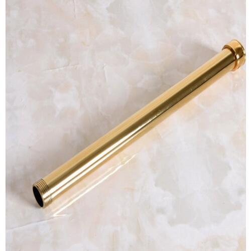 320mm Extension Tube Pipe Rod Set For Rain Shower Faucet Set (G3/4" connection) Gold Color Brass Bathroom accessory aba703