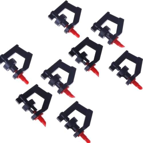 100PCS G Type 360Degree Micro Rotary Tripod Nozzle Sprinklers Head Plant Rotating Refraction Sprinkler Drip Irrigation