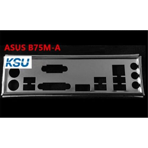 New I/O shield back plate bracket of computer motherboard for ASUS B75M-A Baffle Back plane Backplane free shipping
