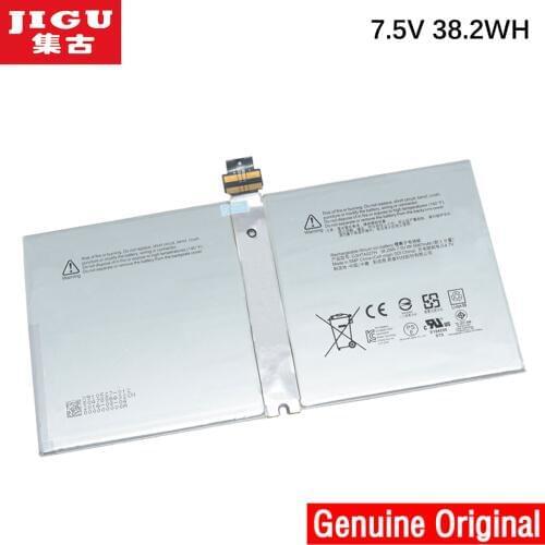 JIGU 7.5V 38.2wh 5087mAh Original G3HTA027H Laptop Battery For Microsoft Surface Pro 4 12.3" Tablet DYNR01