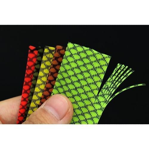 Tigofly 5 pcs 5 colors Silicone Skirts Grizzly Barred Round Rubber Legs Strands Lures Making Fly Tying Materials