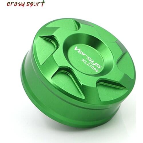 Rear Brake Fluid Reservoir Cover Cap For KAWASAKI KLZ 1000 KLE1000 VERSYS 2012-2019 2018 2017 Motorcycle Accessories With Logo