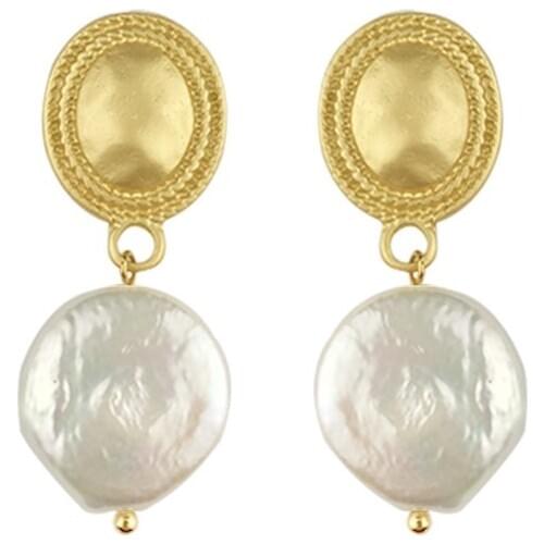 Freshwater Baroque Pearl Earrings For Women Golden Earings Boho Black Pearls Jewelry oorbellen boucle d'oreille femme kolczyki