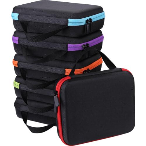 30 Slots Essential Oil Bags 10/15ML Shockproof Storage Case Portable Travel Carrying Boxs for Organization Holder