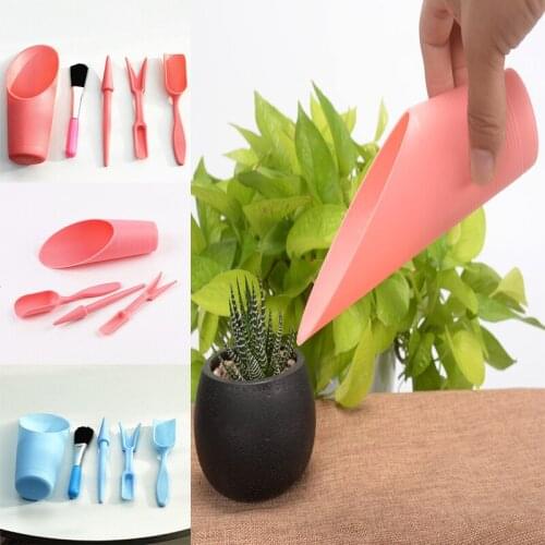 4/5Pcs Gardening Tools Set Miniature Shovel Brush Widger Succulent Planting Helper Flower Succulent Potting Tools Combination