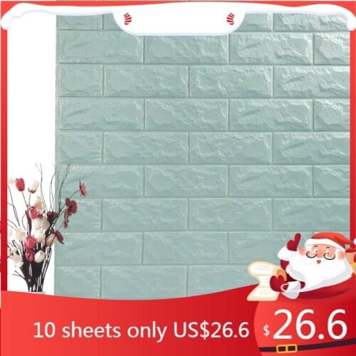 77x70cm 3D Stickers ceiling Wall sticker roof decoration Foam wallpaper waterproof TV background wallpaper decoration sticker