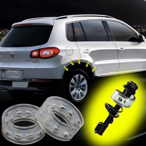 2pcs Car Rubber Buffers Shock Absorber Springs Bumpers Cushion Protector Auto Accessories Replacement Diameter 12mm 138mm