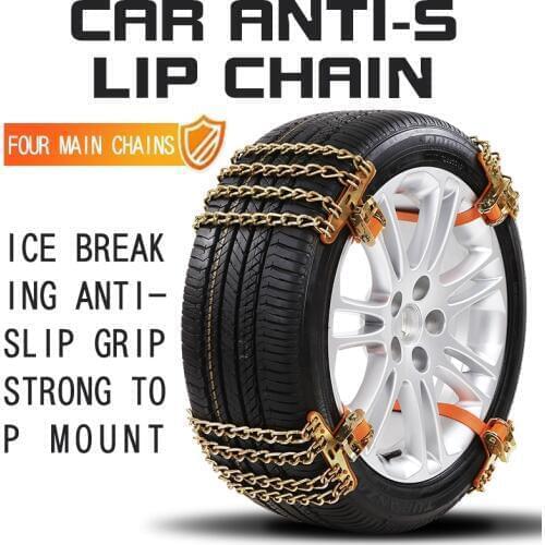 Stronger Pull Ice Breaking And Strong Grip Of Ground Snow Tire Chain Using The Gene Twist Structure Tyre Chain
