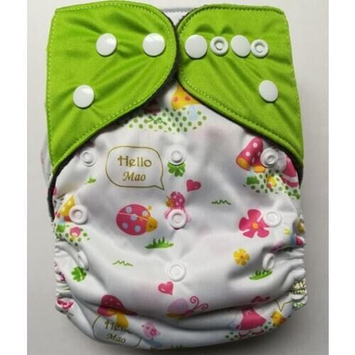 Baby Bamboo Cloth Diapers Reusable Washable Pocket Nappies +30 Bamboo Inserts Free Shipping