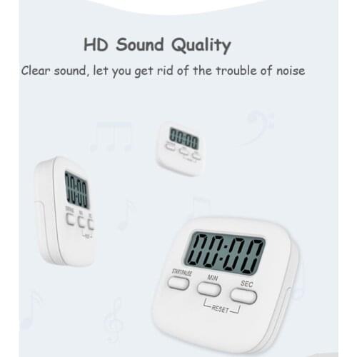 Home LCD Digital Screen Kitchen Timer Magnetic Cooking Countdown Alarm Sleep Stopwatch Clock Home Multifunctional Cooking Timer