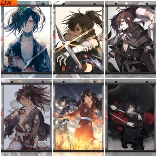 Dororo Hyakkimaru Anime Diamond Painting Diamond Mosaic Cross Stitch Kits Full Diamond Embroidery Room Decoration