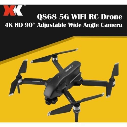 Hot XK Q868 Cyclone GPS 5G WIFI FPV with 2-Axis Gimbal 4K Camera 30min Flight Time RC Quadcopter Drone RTF - In Box