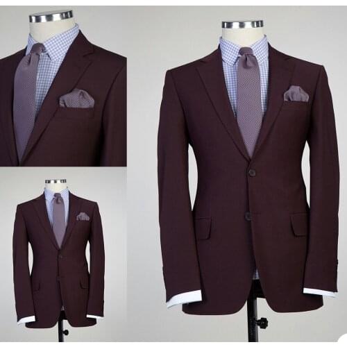 Classic Men Tuxedos Custom Made Pocket Vintage Long Sleeve Slim Fit 1 Piece Set Wedding Party Formal Blazer