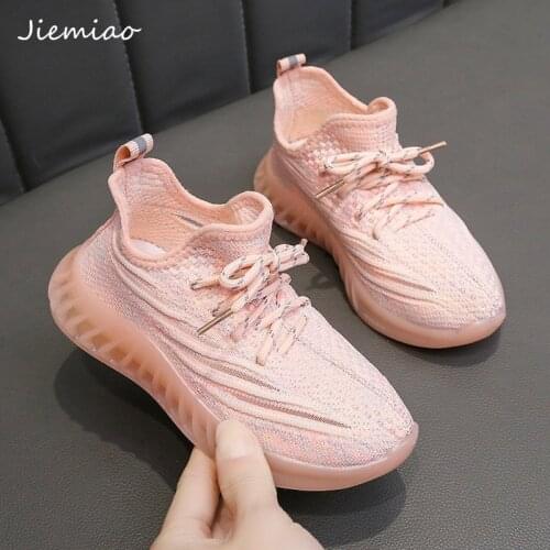 JIEMIAO 2021 Summer Autumn Baby Boys Girls Shoes Fashion Children Casual Sneakers Kids Mesh Breathable Sport Shoes Toddler Shoes