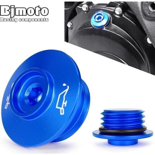 M27*3.0 Engine Oil Filler Cap Plug For YAMAHA YZF R6 R3 R1MT-07 MT-10 XJ6 XT660R XT660X XSR700 FZ8 FZ1 FAZER Motorcycle Parts